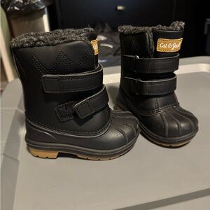 Cat & Jack Black toddler snow Boots